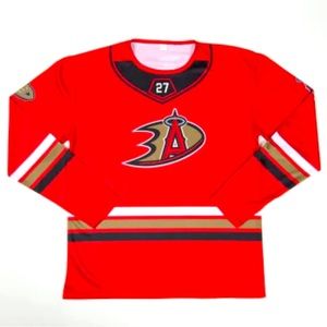 Angels-MIKE TROUT HOCKEY JERSEY